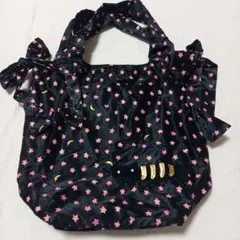 ツモリチサト星柄リボン付きトートバッグ