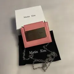 Matin Kim マーティンキム ミニウォレット ショルダーバッグ ピンク
