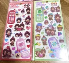 国内正規品　平成ハッピーフォン2枚セット　モンチッチ