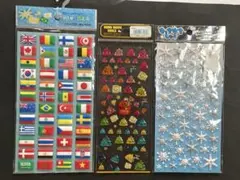 立体ぷくぷく・もっちもちシール 3枚セット