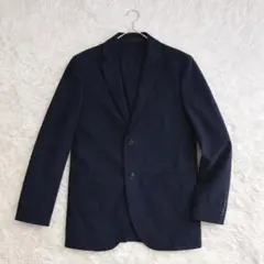 ユニクロ 感動ジャケット ネイビー S 美品