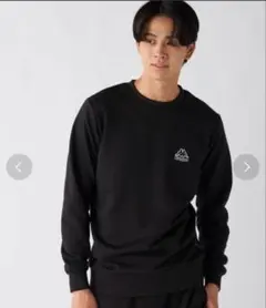 新品♡kappa♡ブラッククルーネックスウェットのサムネイル