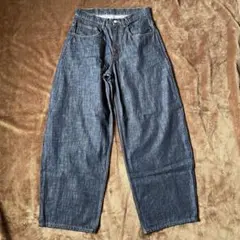 ZARA バルーンフィットデニムパンツ インディゴブルー JP31 ザラのサムネイル