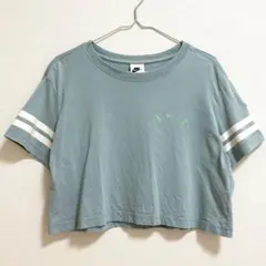NIKE ショート丈　半袖Tシャツ　レディース　Mサイズ　綿100%
