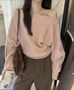 GRL 3wayドルマンニットトップス