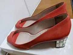 miumiu ビジューヒールパンプス