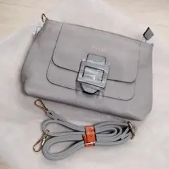 FIRANO ショルダーバッグ バックル付グレー2way 未使用
