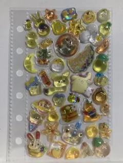 【29】立体シール ミックス おすそ分け シール交換 シール帳 まとめ割 完成品