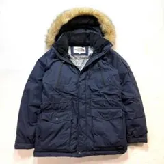 ノースフェイス ダウンジャケット コート マウンテンパーカー ネイビー S