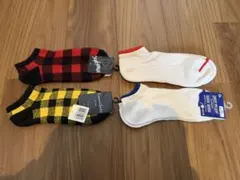 【4足セット】スニーカーソックス　靴下