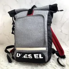 極美品✨DIESEL ディーゼル ロールトップ リュック ロゴのサムネイル