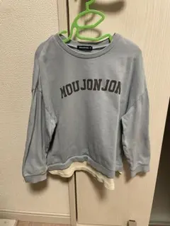 Moujonjon ライトブルー トレーナー 120cm