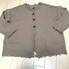 最終処分値下げ！INGNI アクリルニット厚手カーディガン　M