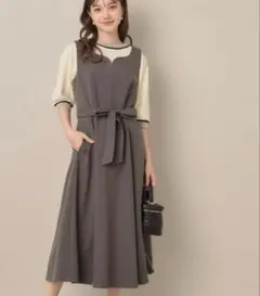 キャミソールワンピース　ロングワンピース　フレアワンピース　ワンピースのサムネイル