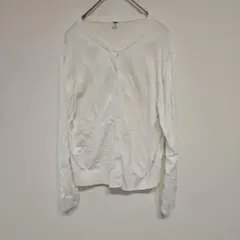 ユニクロ　UVカットクルーネックカーディガン　サイズXL