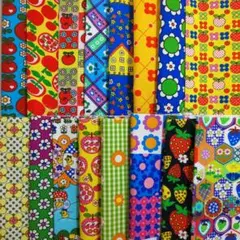 レトロポップ シーチング生地 2m分