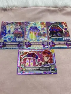 アイカツ！カード サングリアロッサ 4枚まとめ売り プレミアム有 紅林珠璃