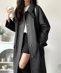 ステンカラーコート