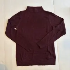 CIAO PANIC リブ編みタートルネックセーター