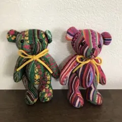 タリーズコーヒー　23rd　アニバーサリーハッピーバッグ　ミニテディ2点セット