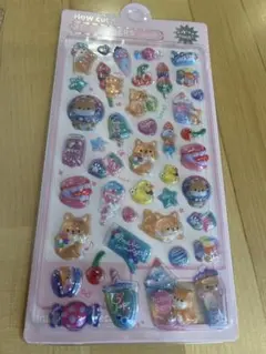 3Dぷくぷくシール ボンボンドロップシール