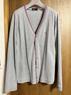 FRED PERRY グレー カーディガン Lサイズ