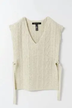 専用商品です　ミズイロインド　ニットベスト　アイボリー