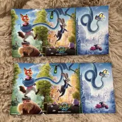 ズートピア２　入場特典　パノラマボード　2枚セット