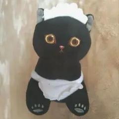 モフサンド くろにゃん マスコット ぬいぐるみ 黒猫