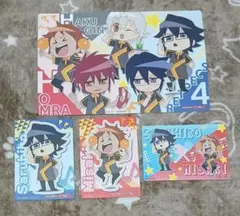 アニメK まねきねこ特典カード 伏見猿比古 八田美咲 宗像礼司 周防尊