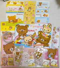 ★リラックマ きせかえシール マグネット マステ 缶バッジ レトロ 平成女児