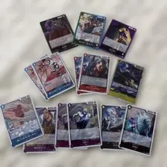 ワンピースカード 決戦のの刻SR R まとめ売り Lヤマト ルフィ シリュウ