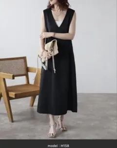 Ｖネックジャンバースカート
