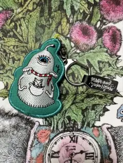 ヒグチユウコ 刺繍キーホルダー ひとつめちゃん サーカス展
