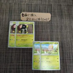 ポケモン リククラゲ ノノクラゲ 各2枚 番号M9994