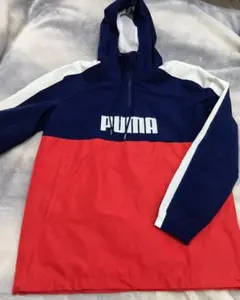 未使用品 PUMA　レトロハーフジップウーブンジャケット