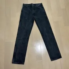 【RUSTLER】 ブラック ストレートデニム 古着 32×34