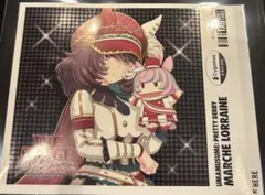 ウマ娘 ラベル缶 マルシュロレーヌ ステッカー