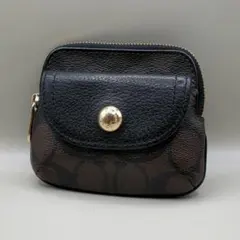 COACH コーチ コインケース 小銭入れ シグネチャー 本革 マグネット★