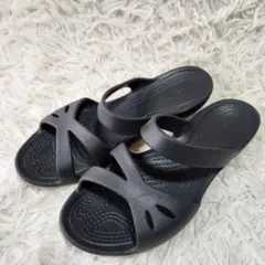 CROCS】 クロックス サイプラス サンダル 廃盤品 黒 W8 - メルカリ