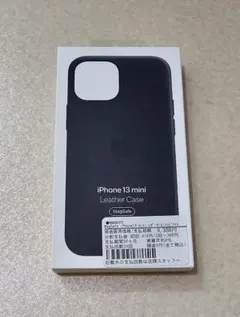 【純正】新品 iPhone 13 mini レザーケース ミッドナイトのサムネイル