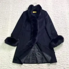 ロベルタディカメリーノ ニットコート シルクアルパカ フォックス 