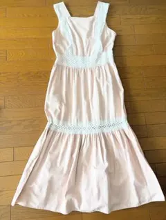 MILK ピンク ノースリーブ ロングワンピース Mのサムネイル