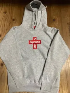 supreme クロスボックスロゴ パーカー 未使用 XL グレー - メルカリ