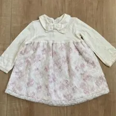 キムラタン　Biquette Club ビケットクラブ　花柄ワンピース95cm