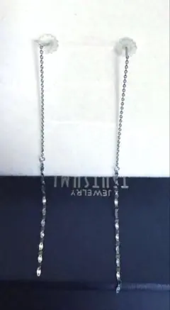 ジュエリーツツミ　K10 ロングピアス　美品