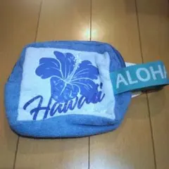 Kahiko レアカラフルハイビポーチ　ブルーのサムネイル