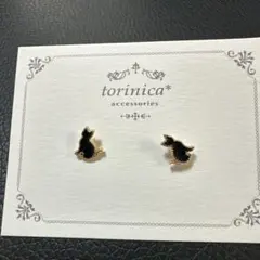 torinica* 猫モチーフ ピアス 両耳用のサムネイル