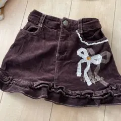 メゾピアノ　コーデュロイスカート　110センチ