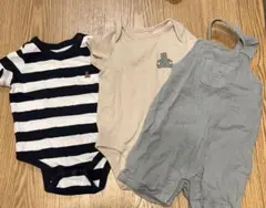BabyGAP ベビー ロンパース 70cm 半袖 3点セット 夏服 セット売り